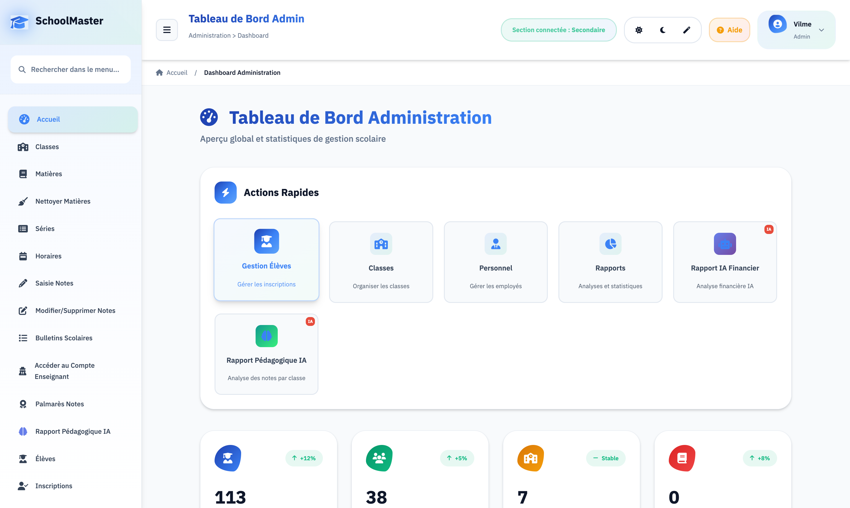 Interface Administration