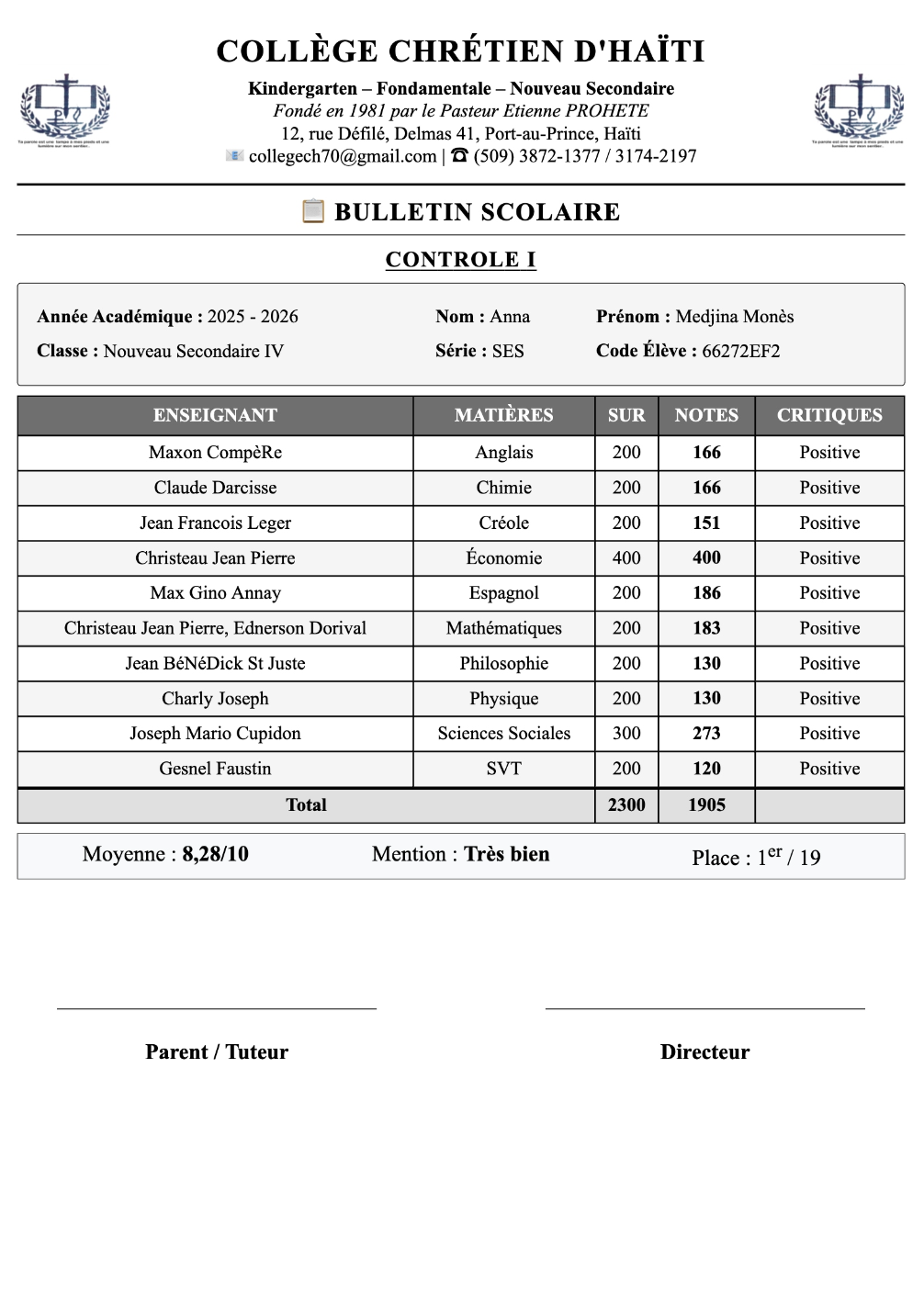Bulletins & Notes